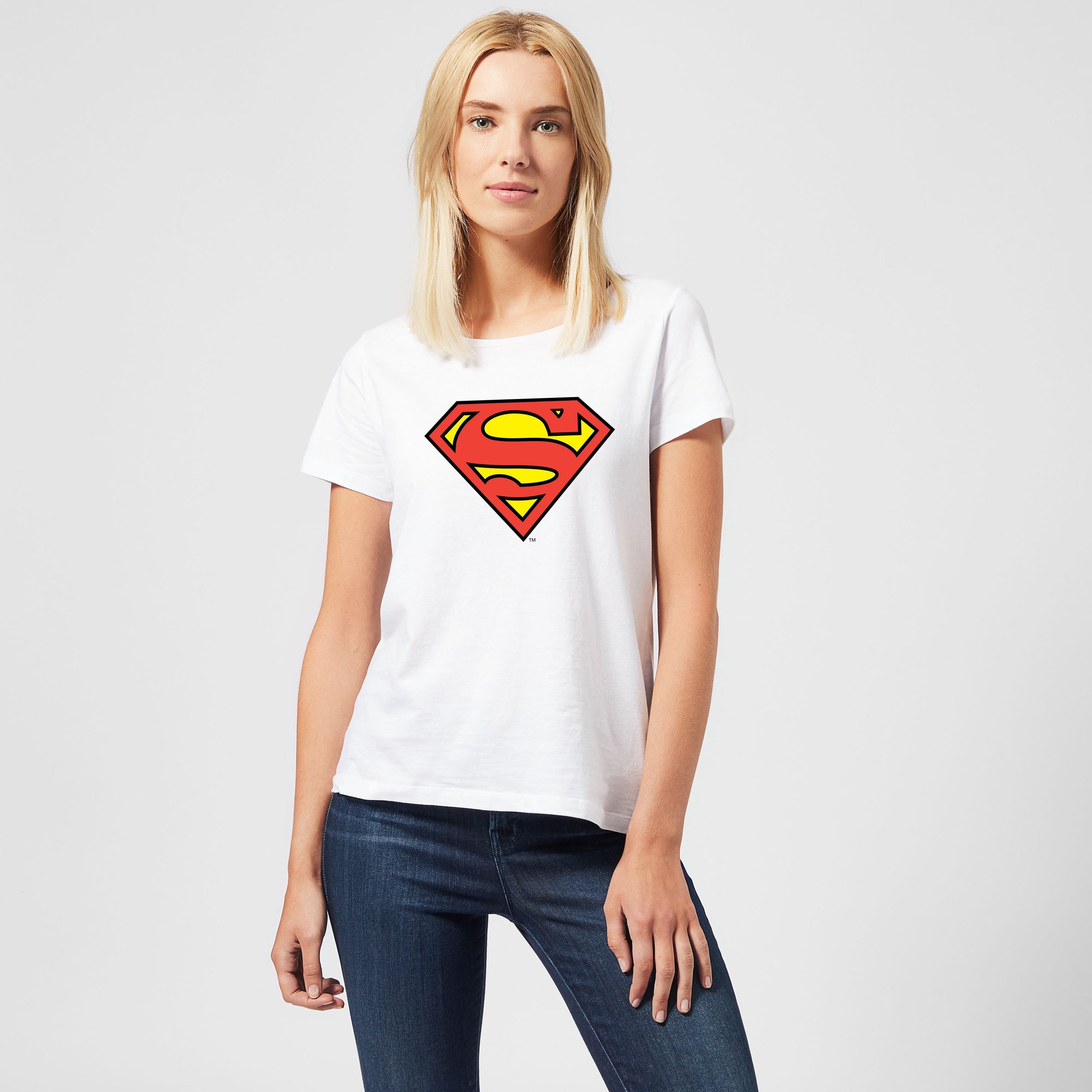 Official DC Comics Original Superman Shield Women's T-Shirt