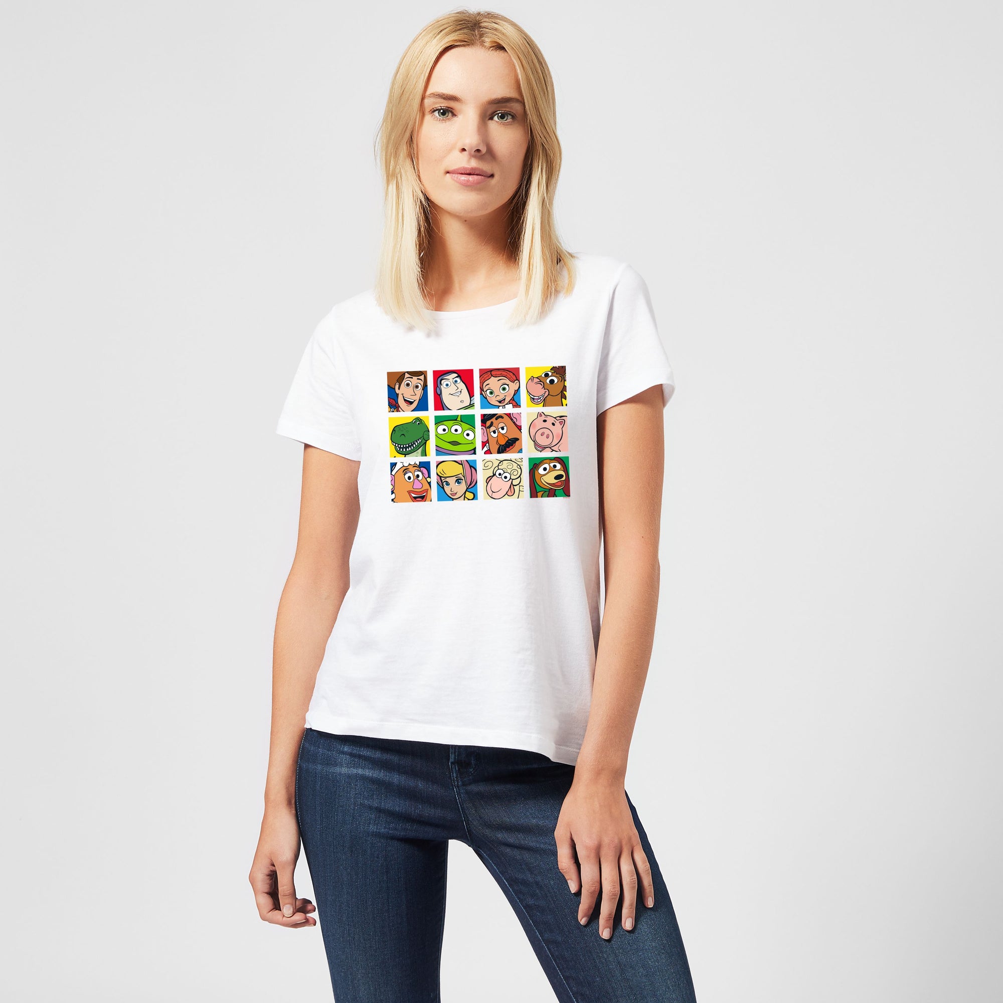 Official Disney Toy Story Face Collage Women's T-Shirt