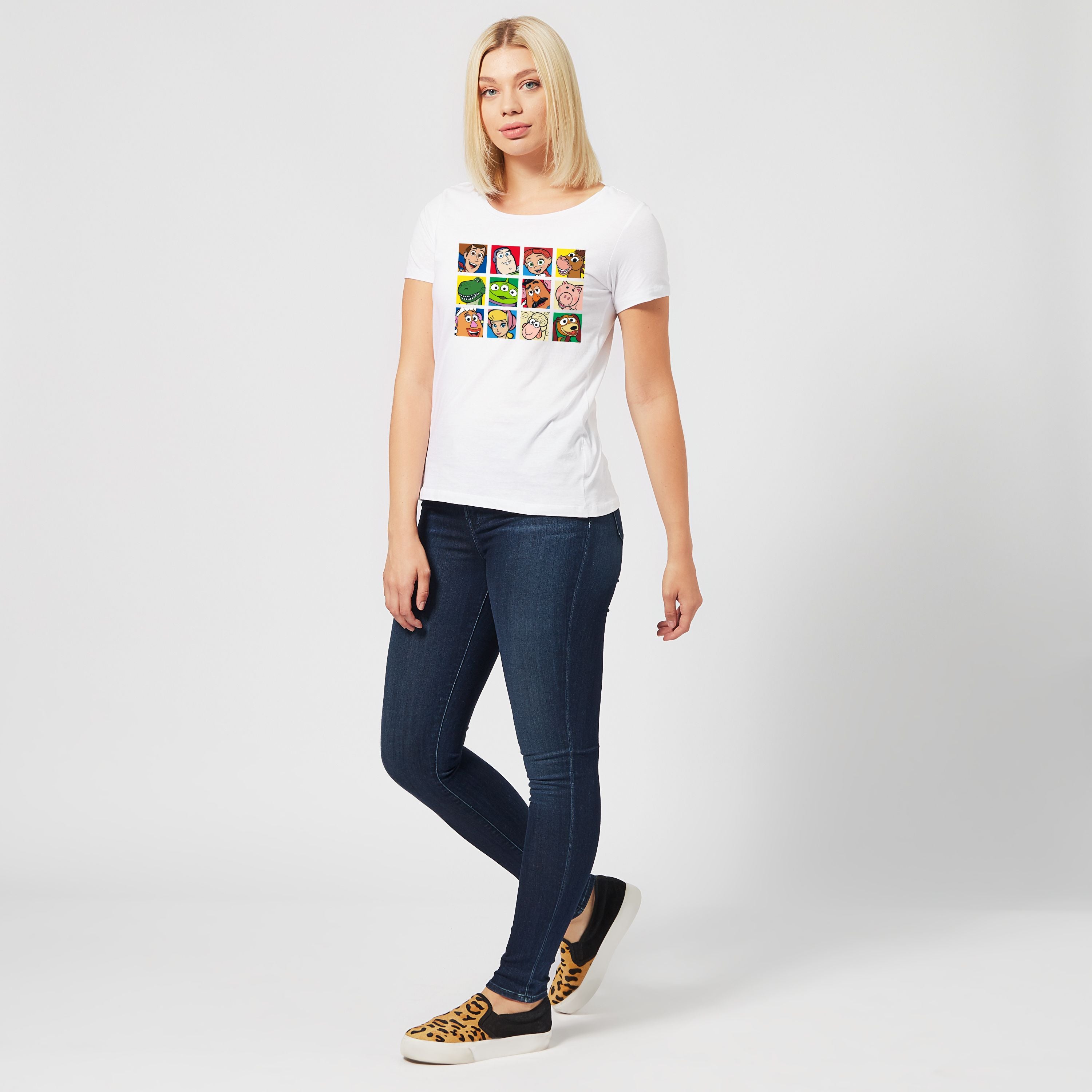 Official Disney Toy Story Face Collage Women's T-Shirt