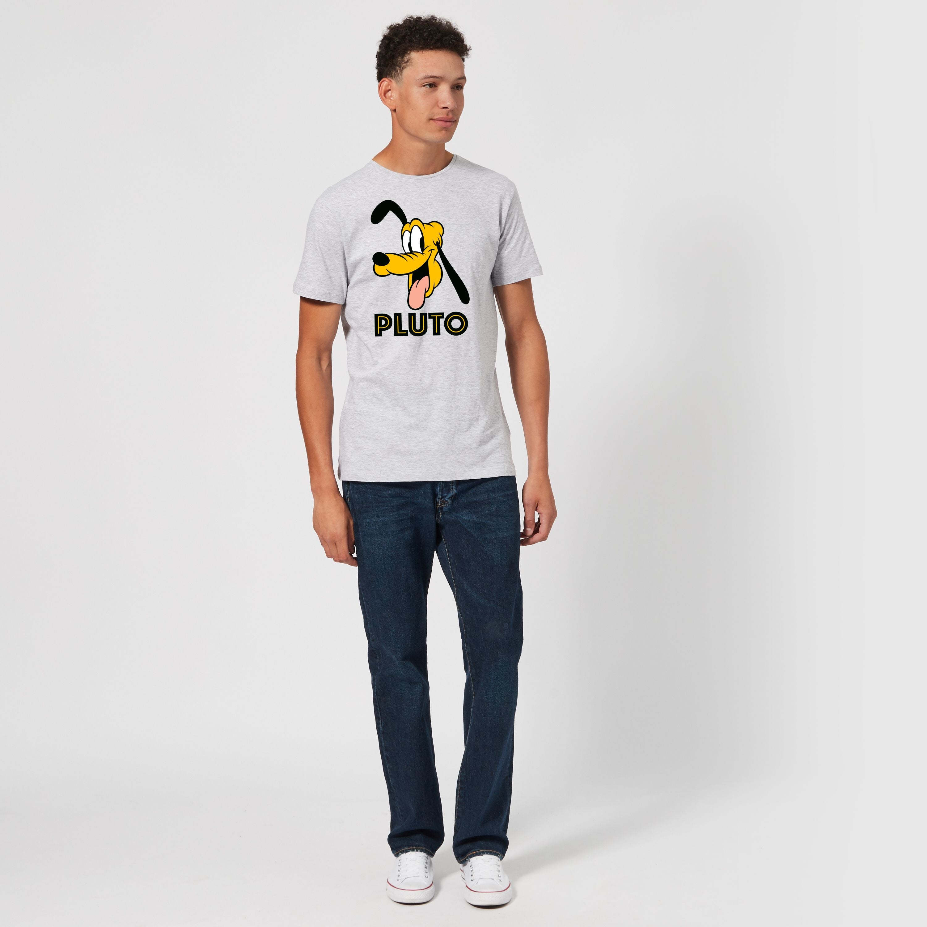 Official Disney Mickey Mouse Pluto Face T-Shirt