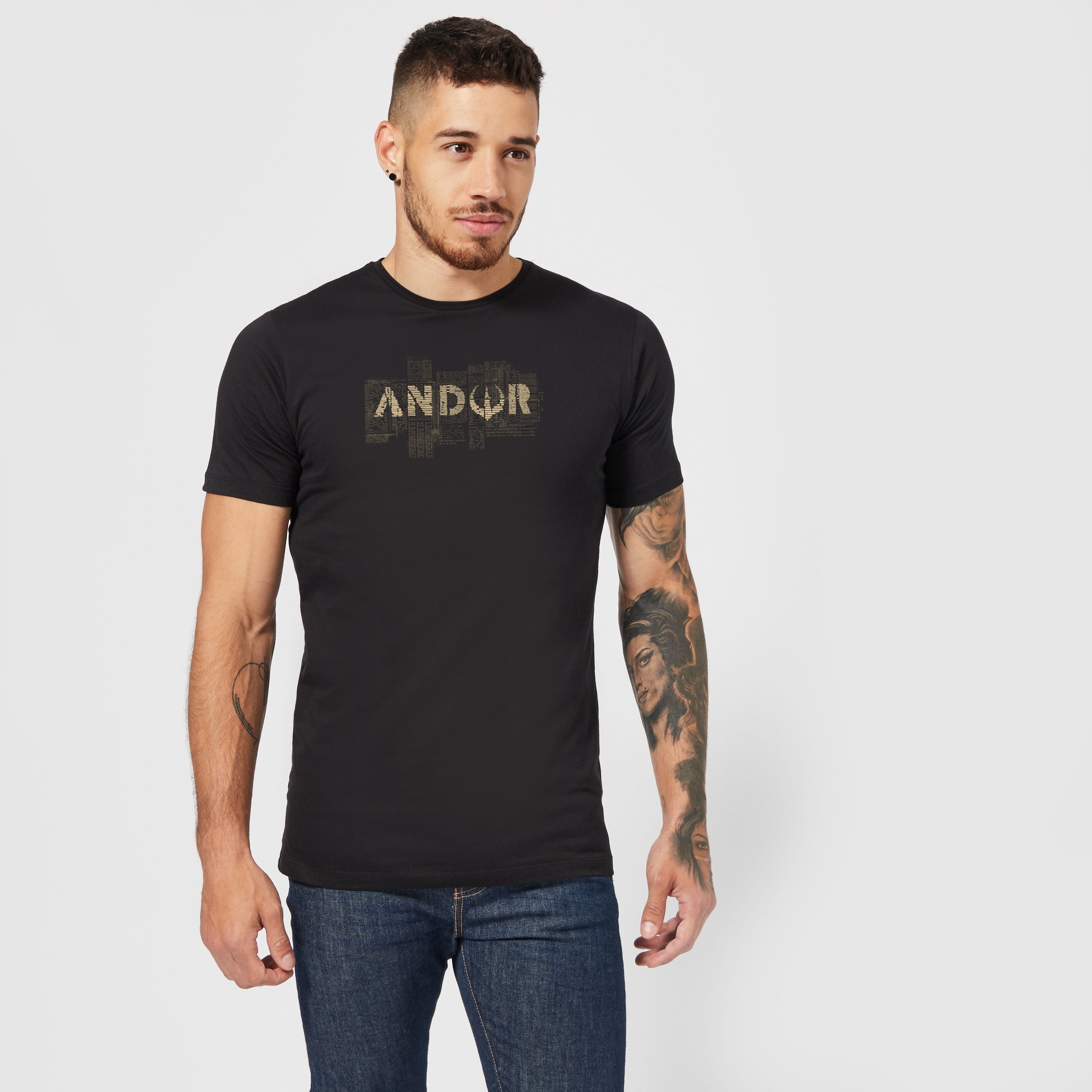 Official Star Wars Andor Distress Tread Logo Unisex T-Shirt