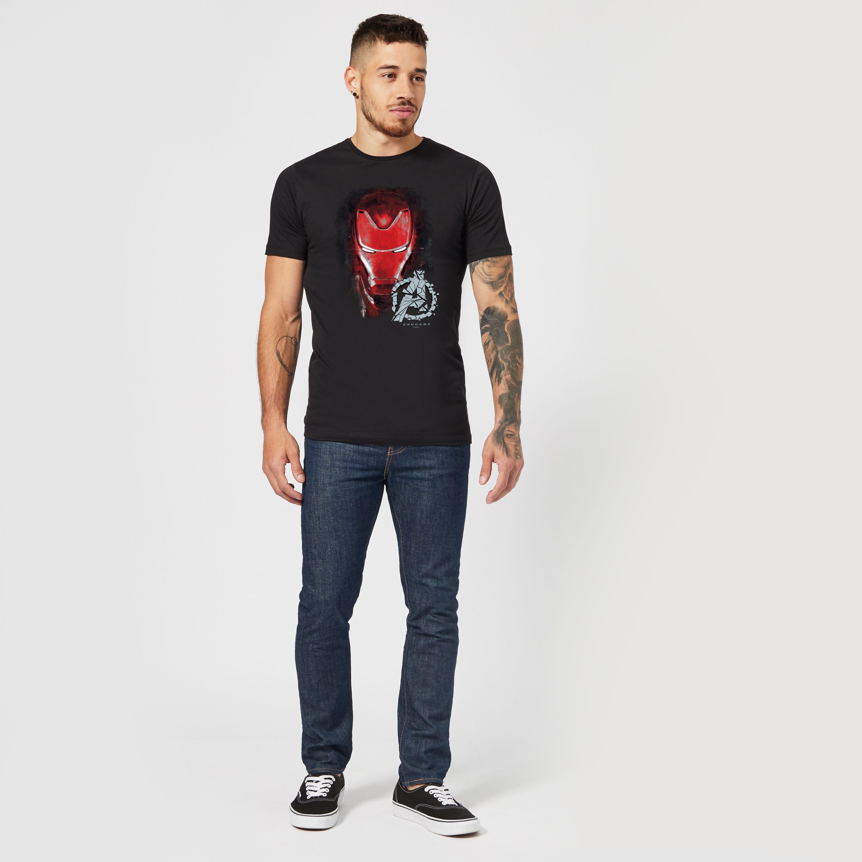 Official Marvel Avengers Endgame Iron Man Brushed Unisex T-Shirt