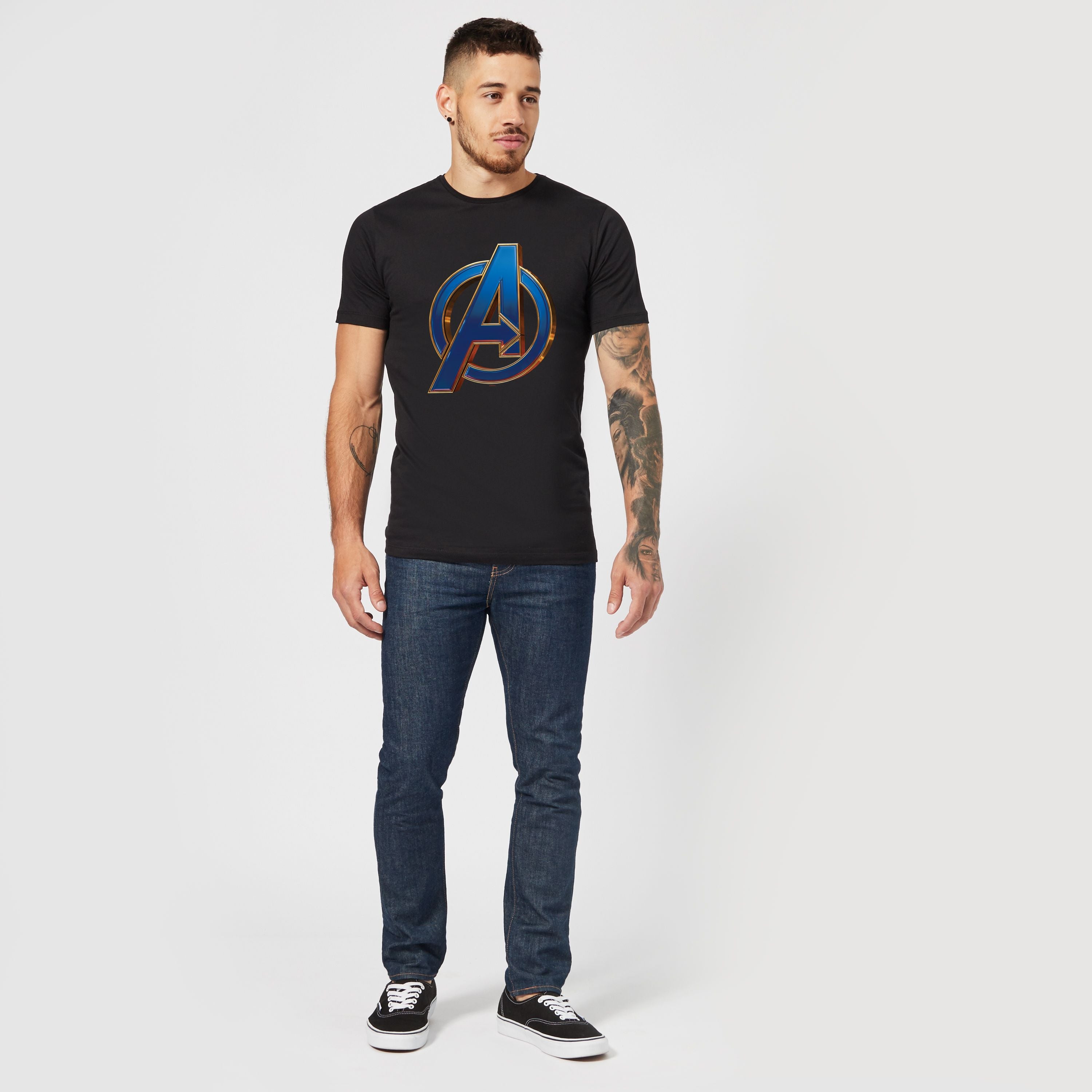 Official Marvel Avengers Endgame Heroic Logo Unisex T-Shirt