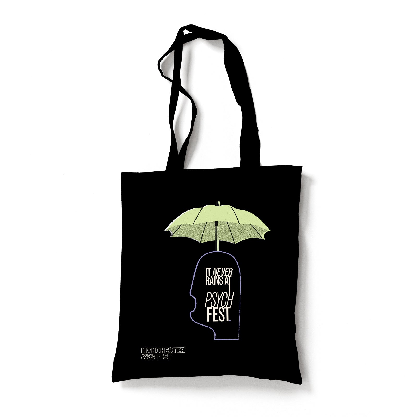 Manchester Psych Fest 2025 Festival Tote Bag - Black