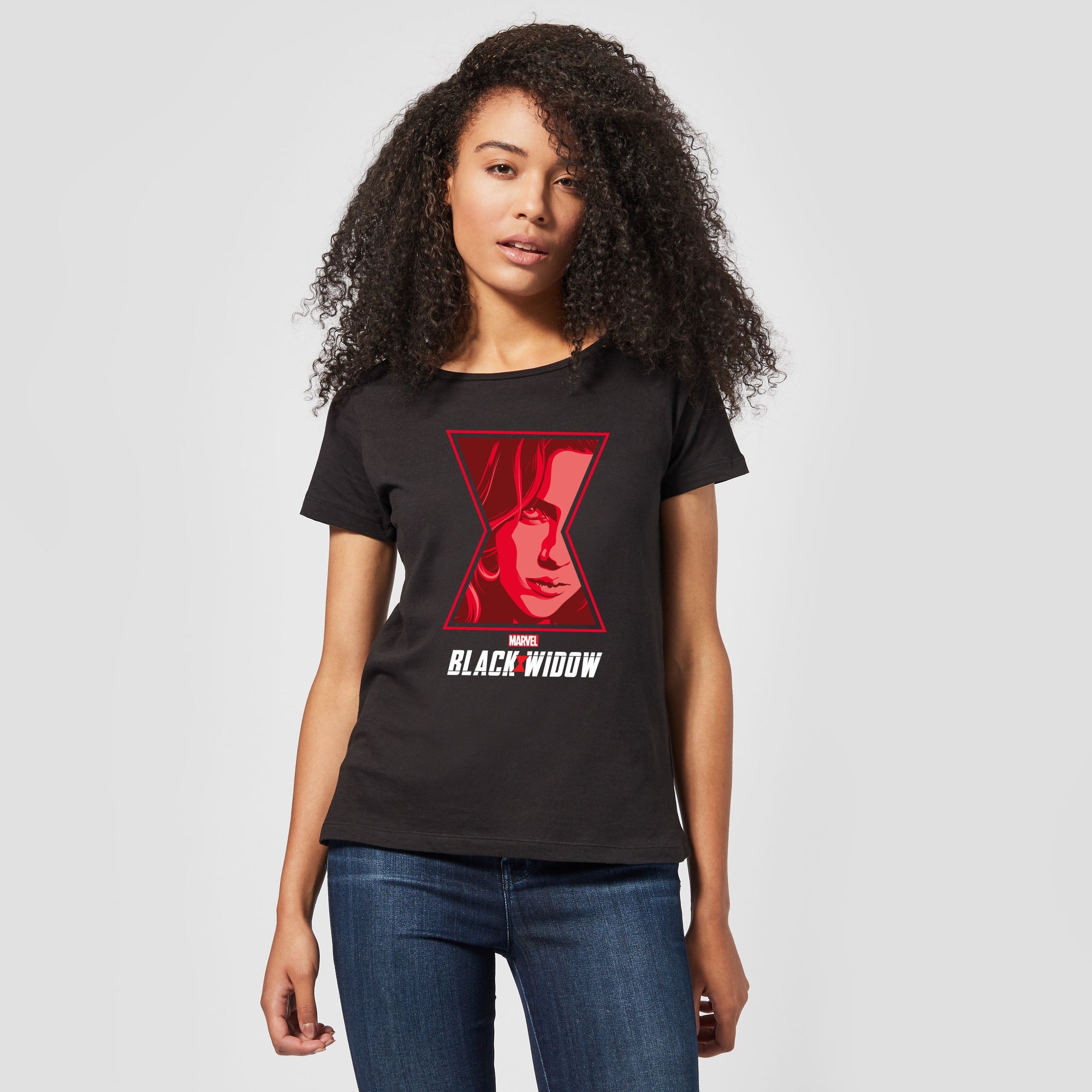 Official Marvel Black Widow Close Up Women's T-Shirt