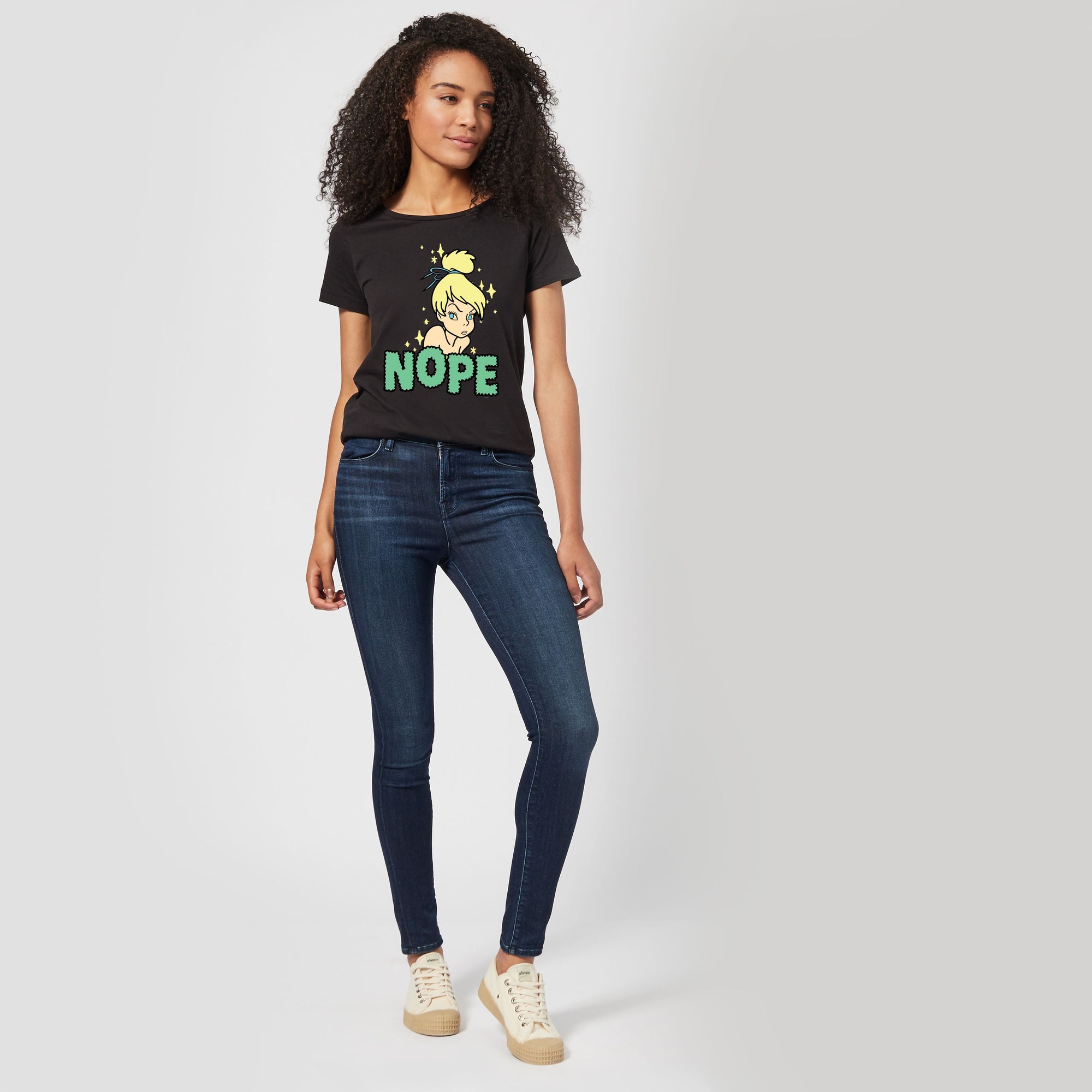 Official Disney Peter Pan Tinker Bell Nope Women's T-Shirt