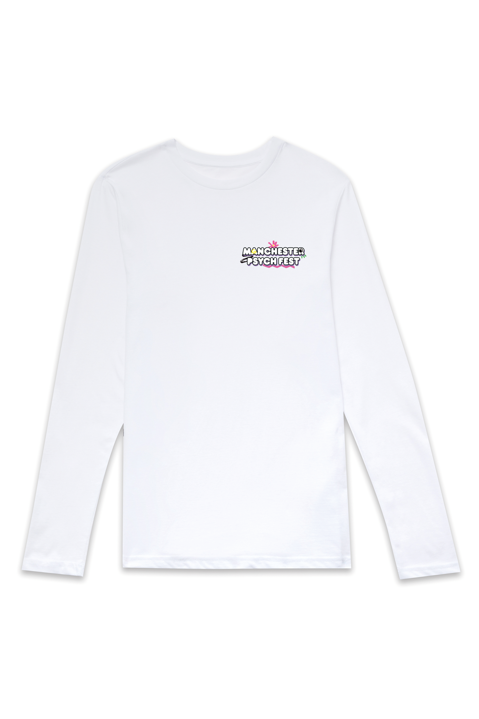 Manchester Psych Fest 2023 Festival Long Sleeve T-Shirt - White