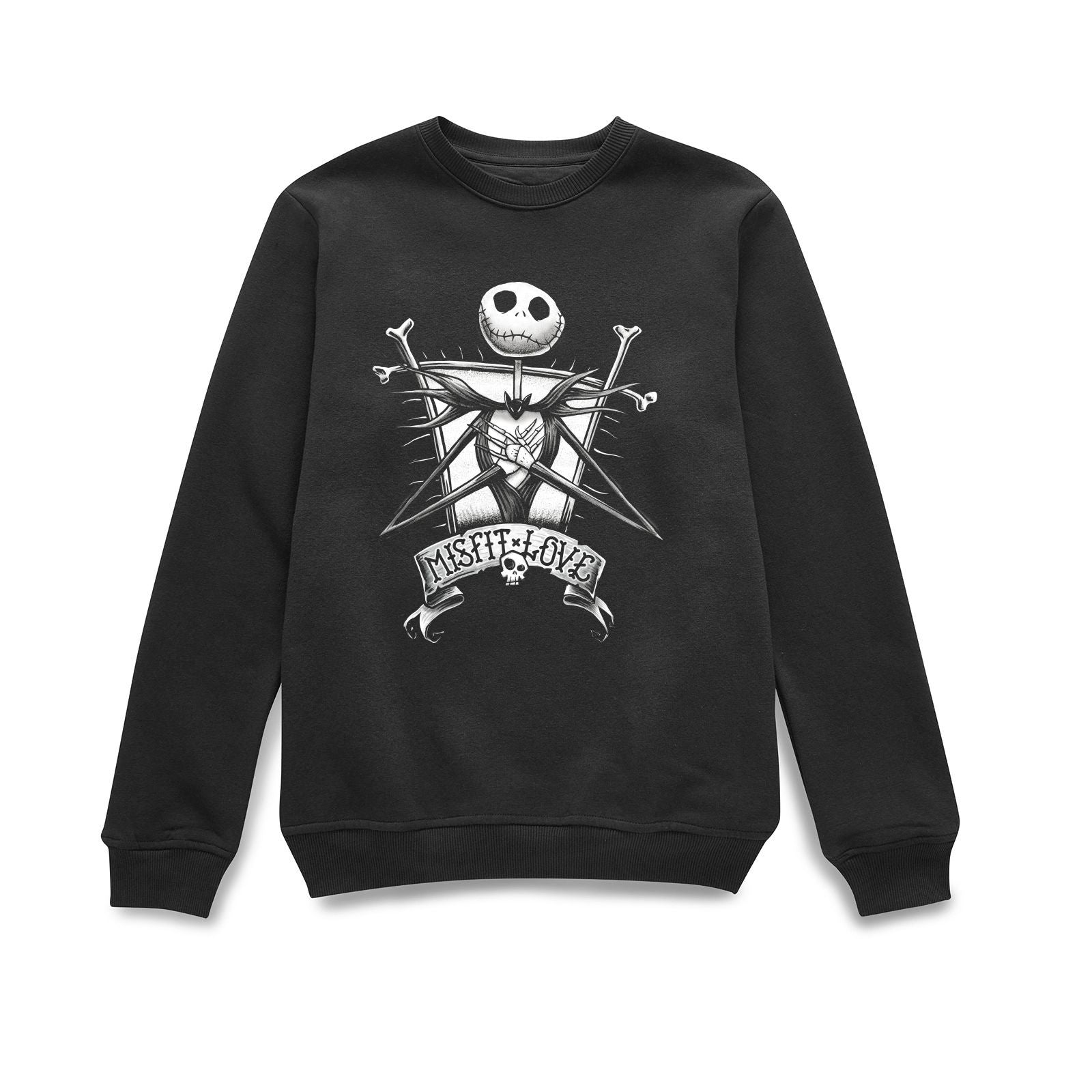 Official Disney The Nightmare Before Christmas Misfit Love Christmas Jumper