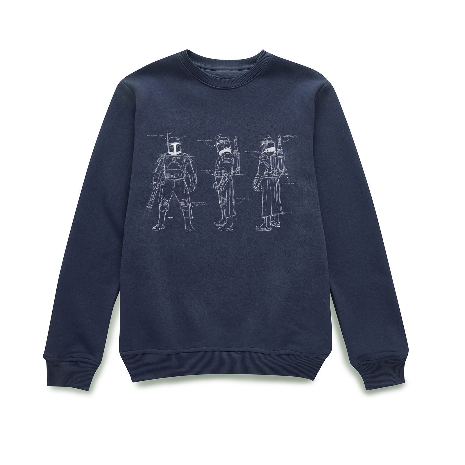 Official Star Wars Rotating Sketches Unisex Sweatshirt