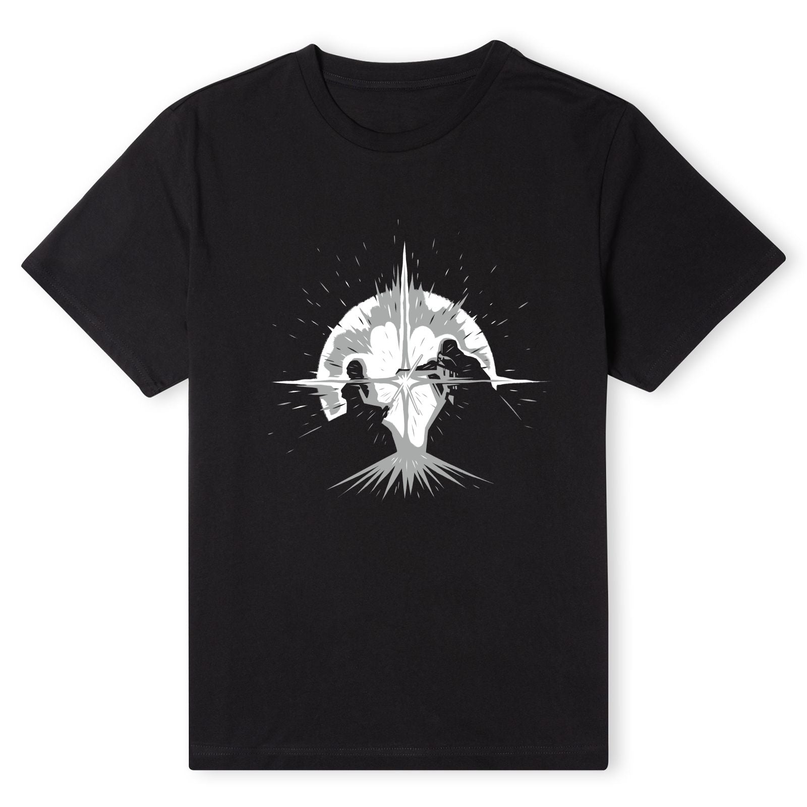 Official Star Wars Saber Silhouette Fight Unisex T-Shirt