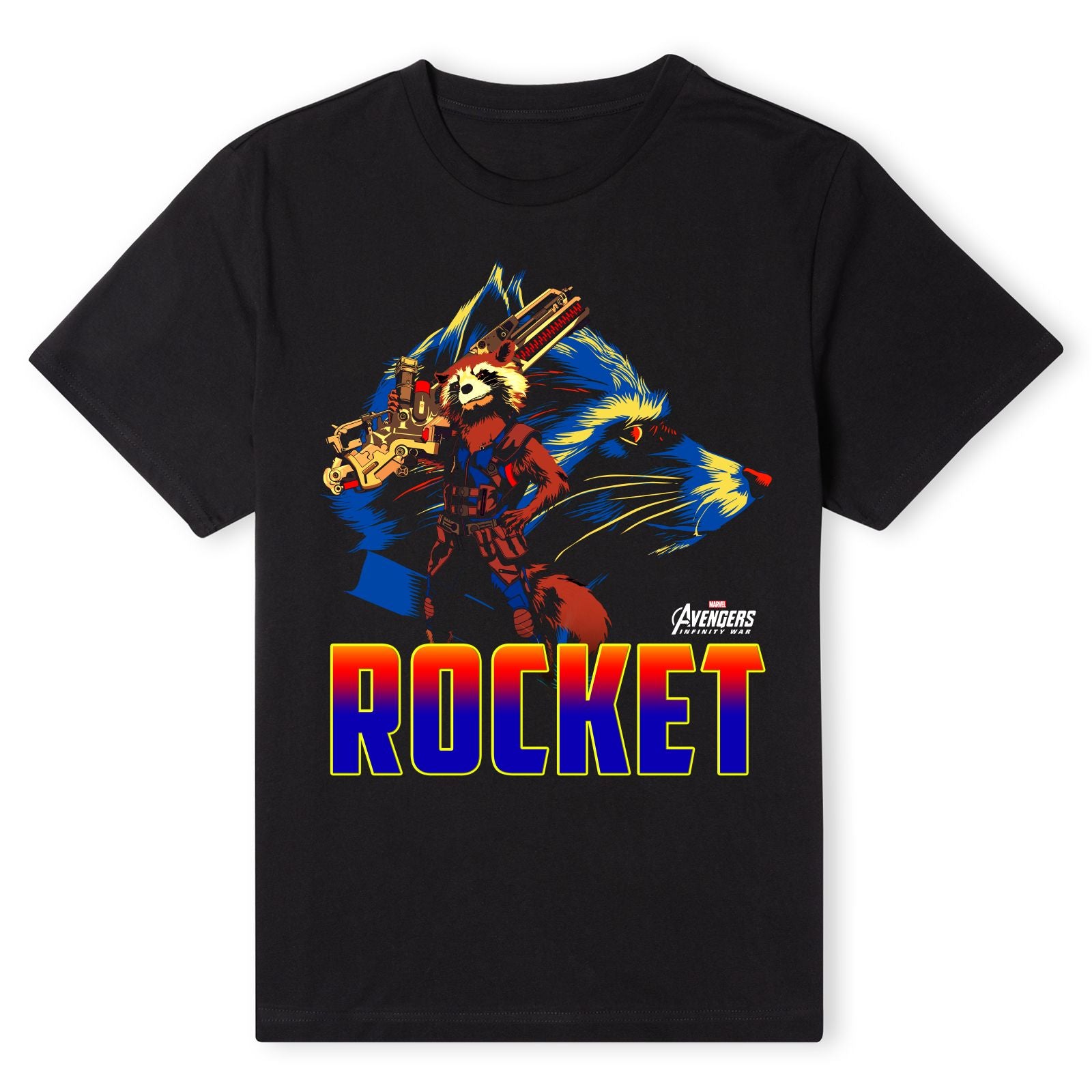 Official Marvel Avengers Rocket Unisex T-Shirt