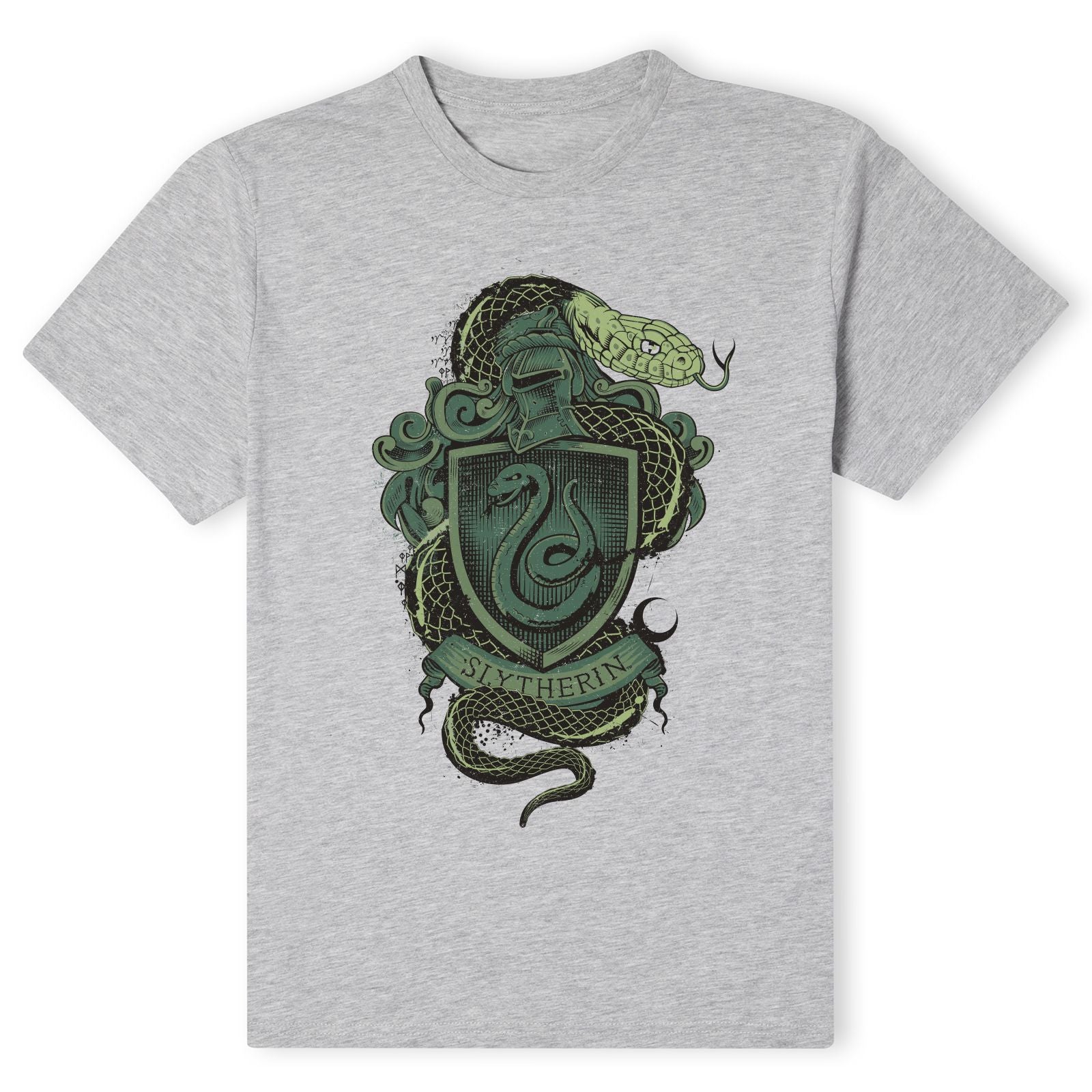 Official Harry Potter Slytherin Drawn Crest Unisex T-Shirt