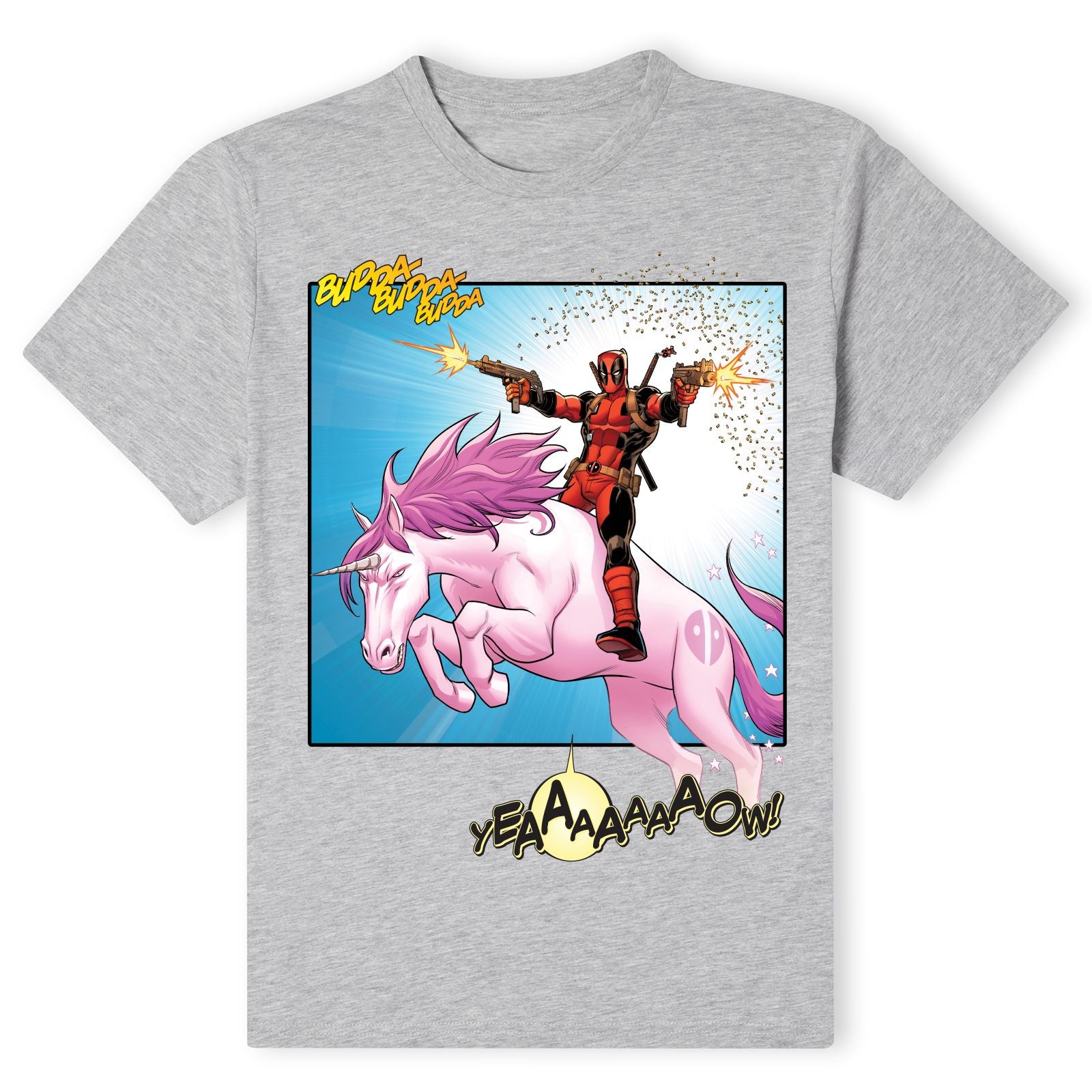 Official Marvel Deadpool Unicorn Battle Unisex T-Shirt