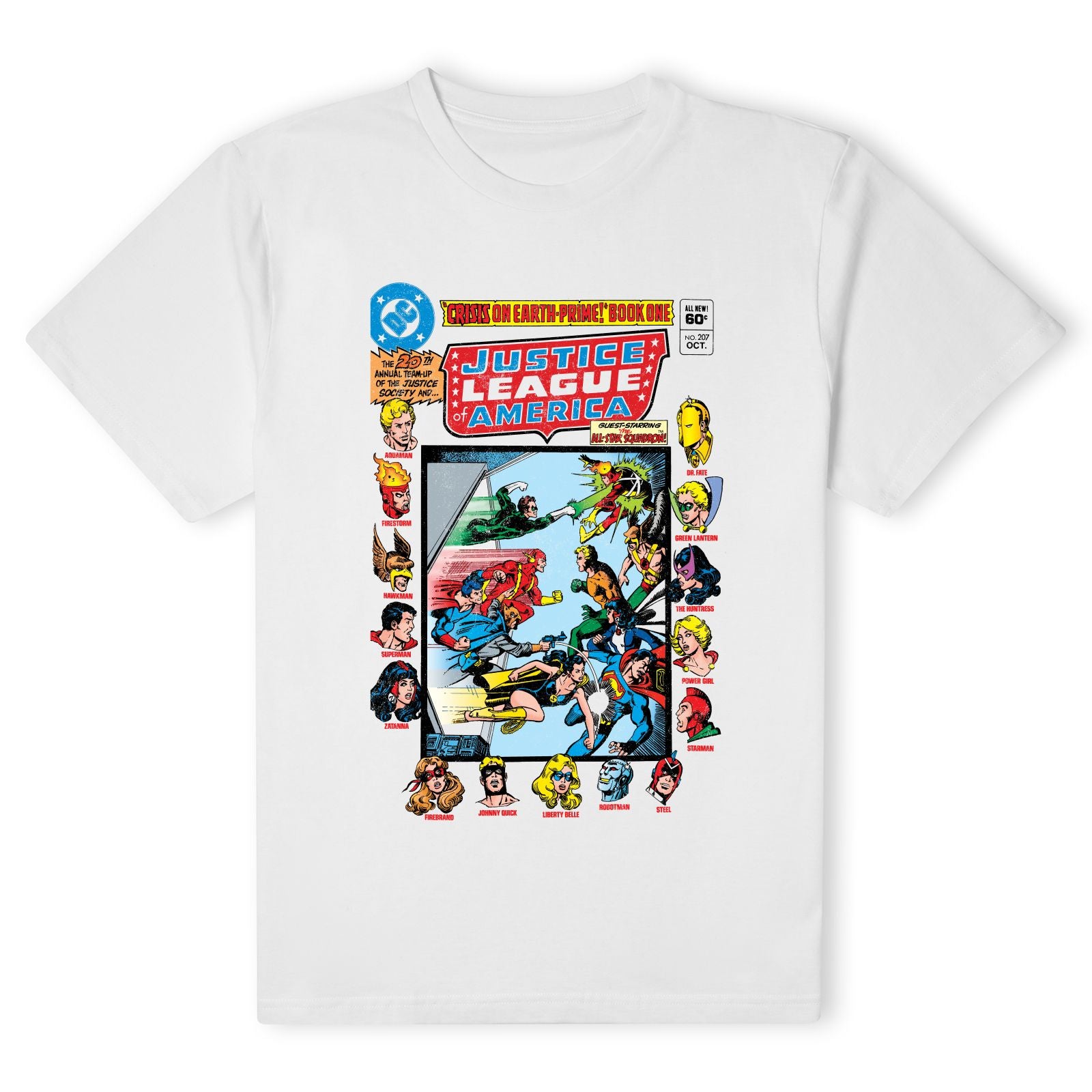 Official DC Comics Justice League Crisis On Earth-Prime Cover Unisex T-Shirt