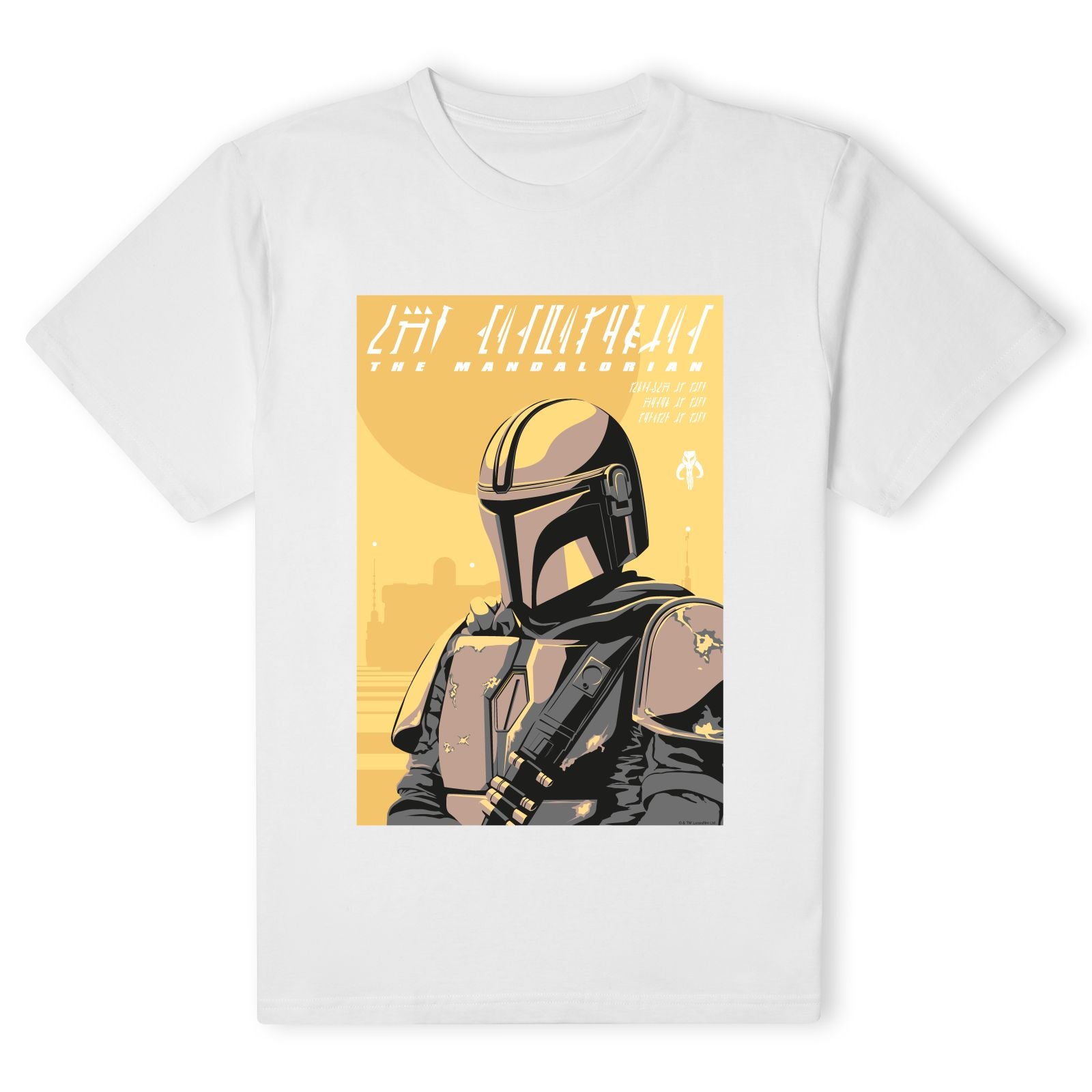 Official Star Wars The Mandalorian Art Poster Unisex T-Shirt