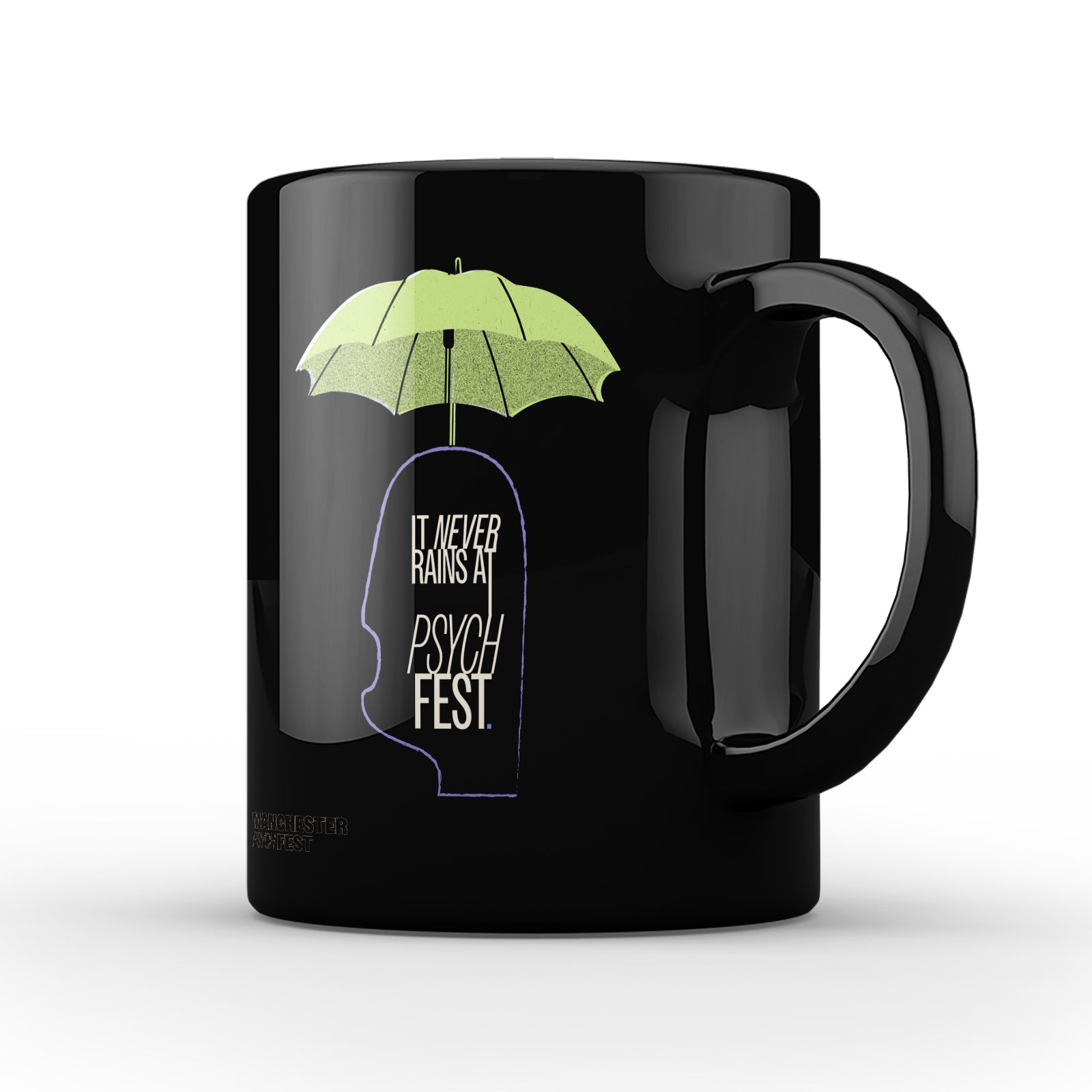 Manchester Psych Fest 2025 Festival 11oz Mug - Black V1