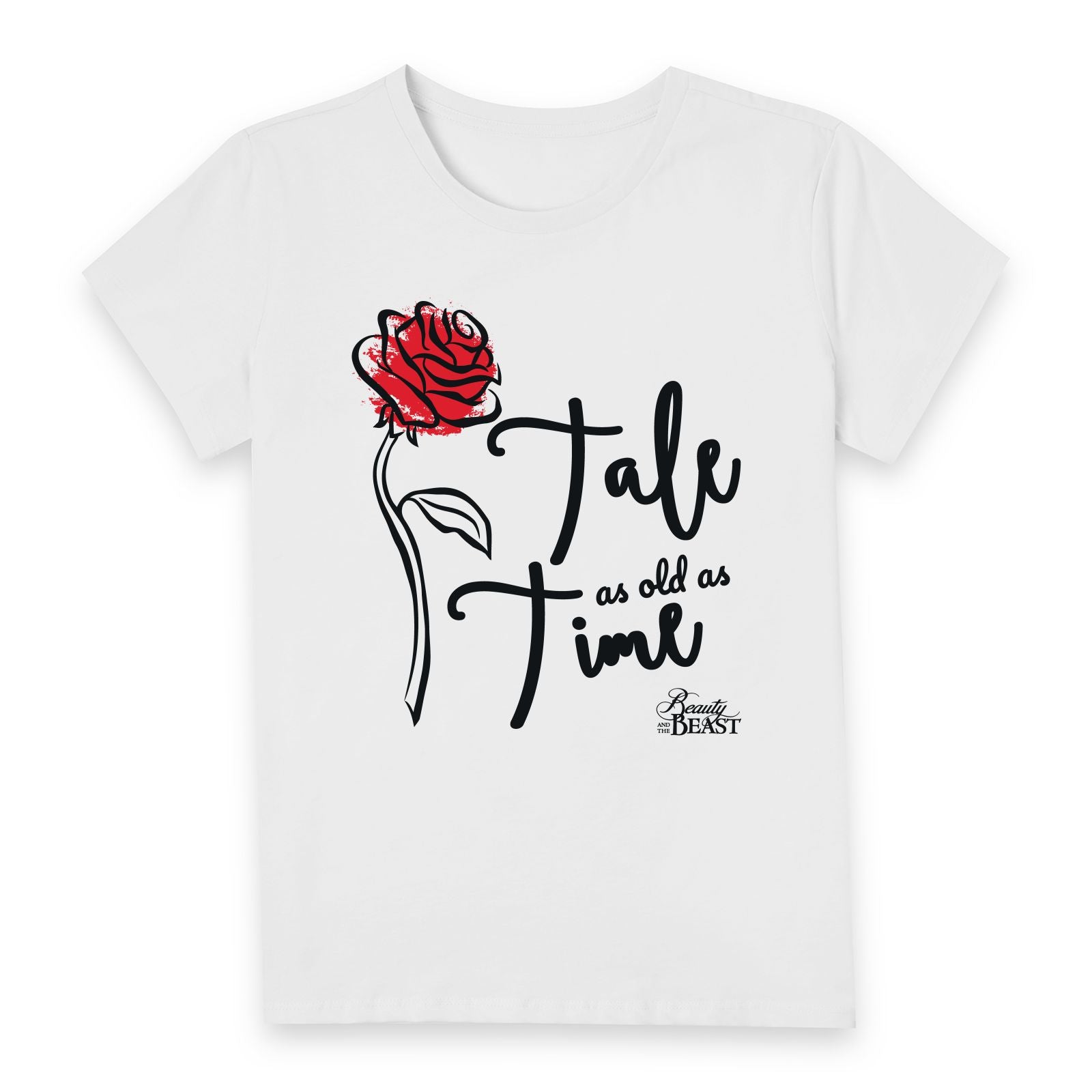 Official Disney Beauty And The Beast Tale As Old As Time Women's T-Shirt