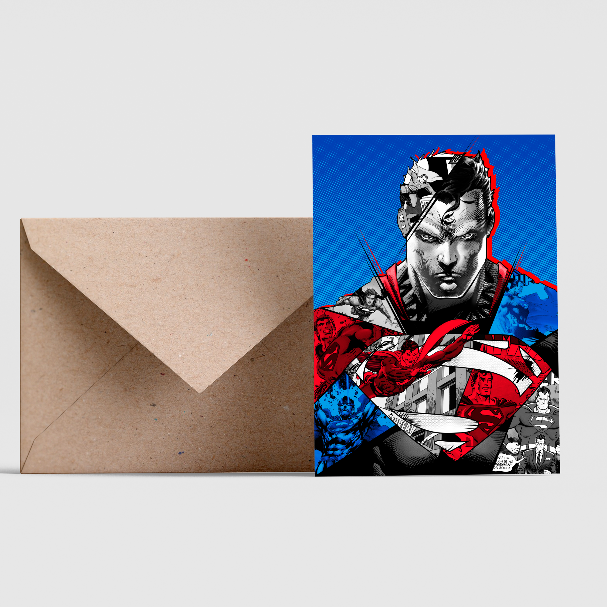 Official Superman Greetings Card