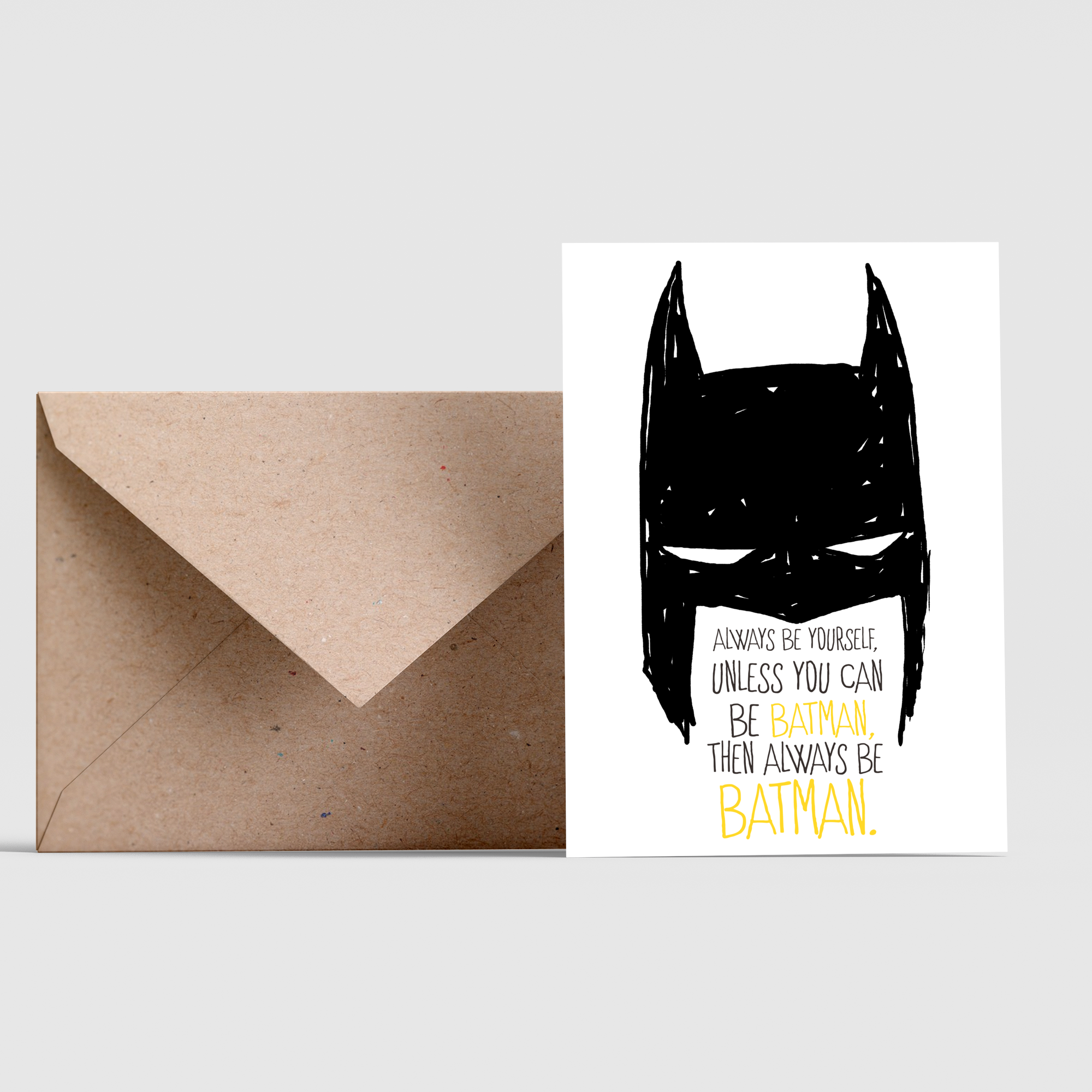 Official Batman Always Greetings Card