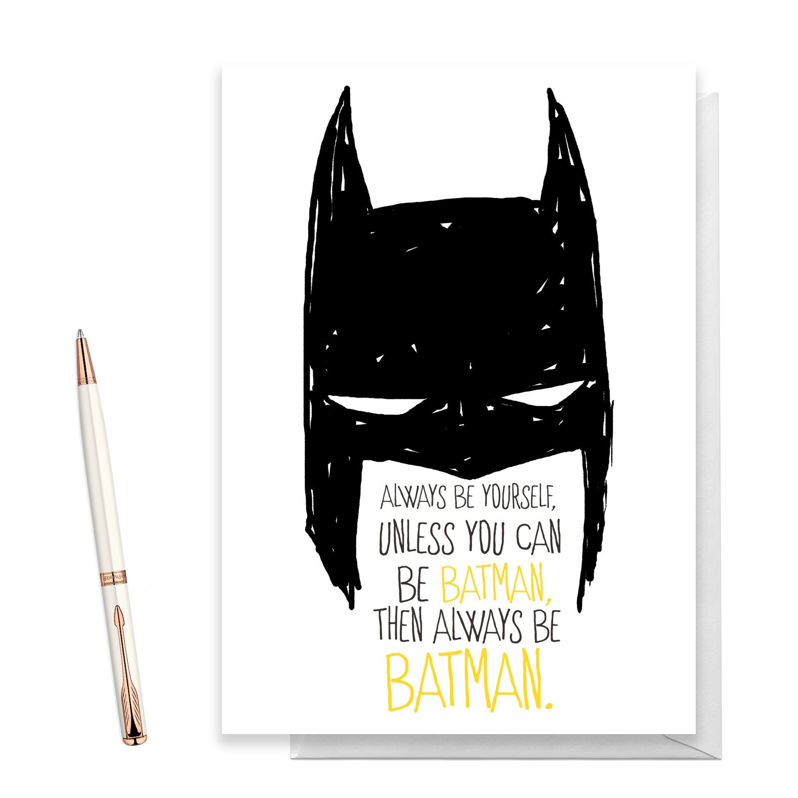 Official Batman Always Greetings Card