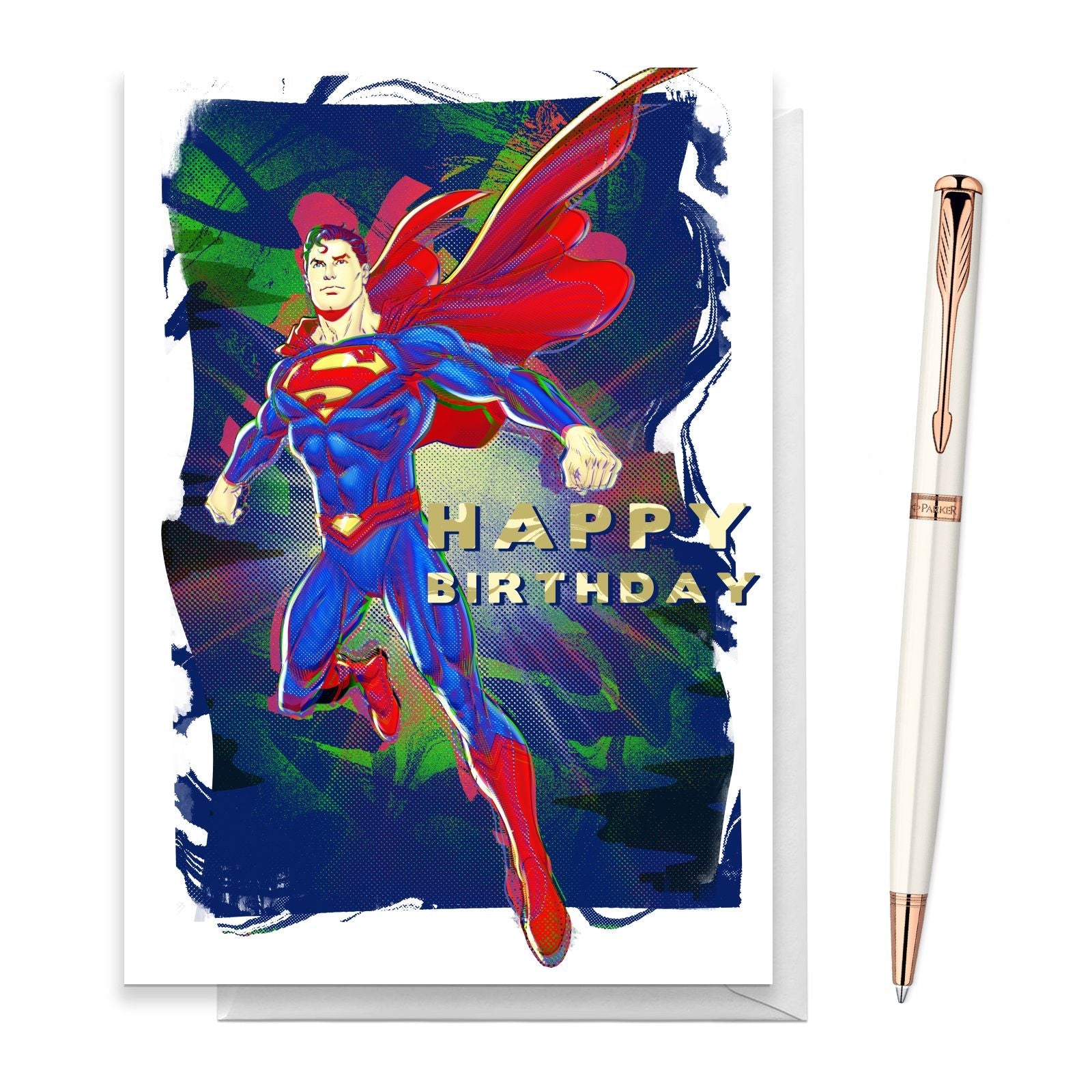 Official Superman Happy Birthday Greetings Card